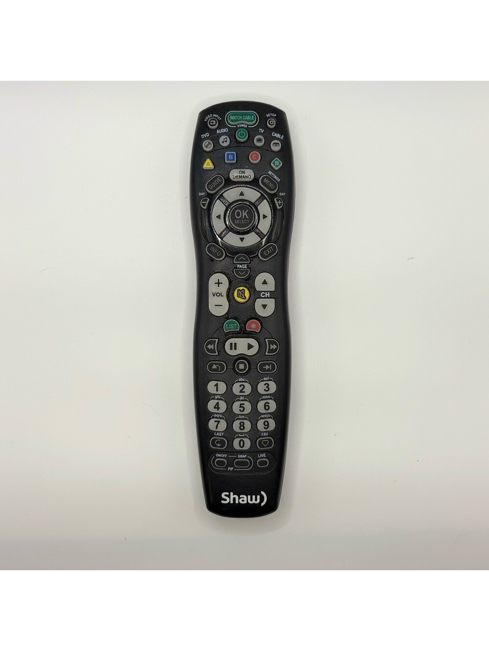 Shaw Cable URC 2025B1-B1 Remote Control Original OEM - Tested